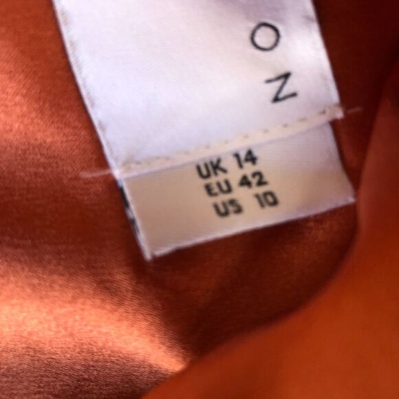 ASOS Sexy Puff Sleeve Deep V-Neck Corset Bodice Crop Top Open Back Sz‎ 10 - Picture 11 of 14